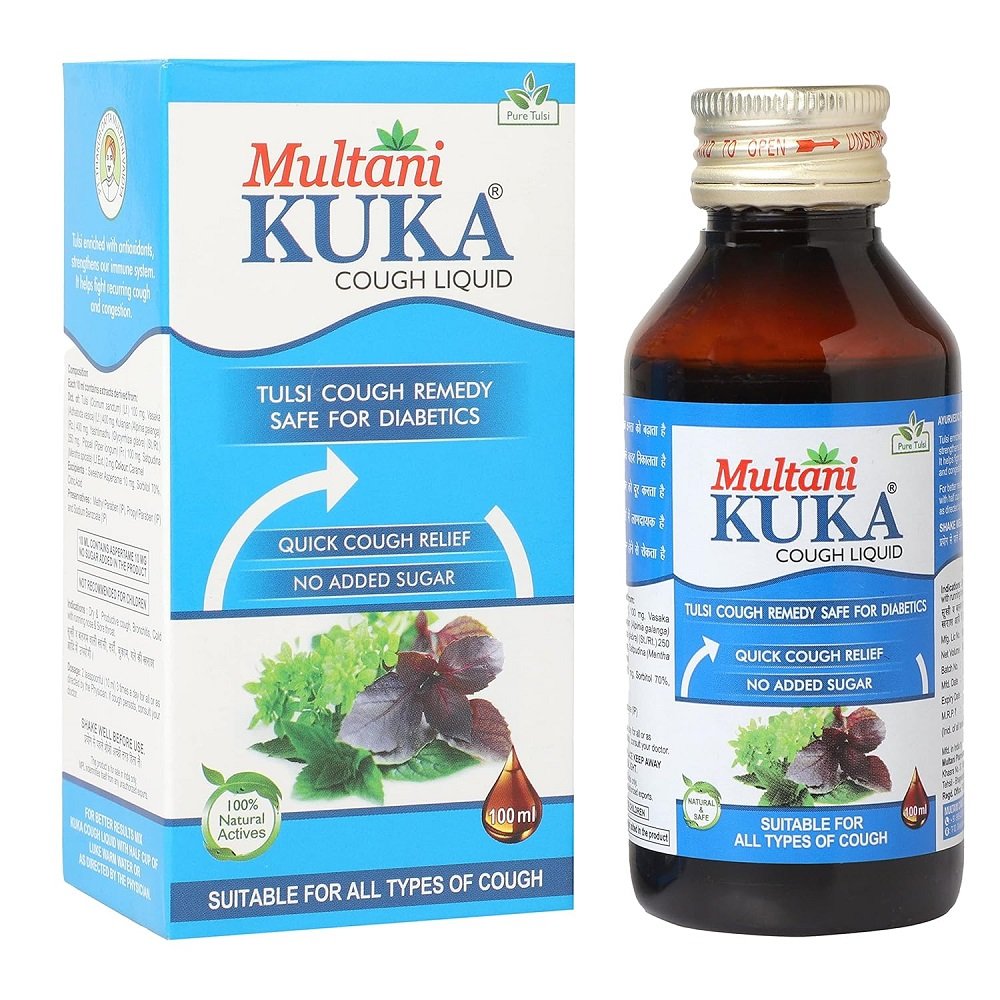 Multani Kuka Cough Syrup Sugar Free 100ml