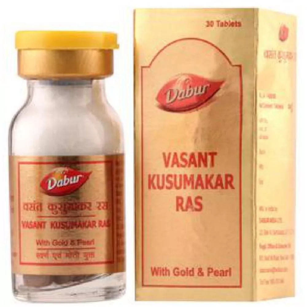 Dabur Vasant Kusumakar Ras - 30 Tablets