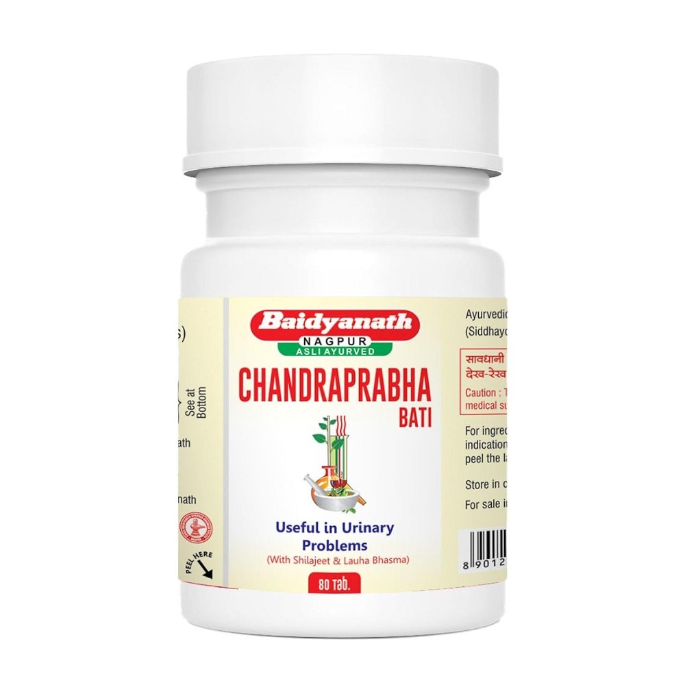 Baidyanath Chandraprabha Bati - 80 Tablets